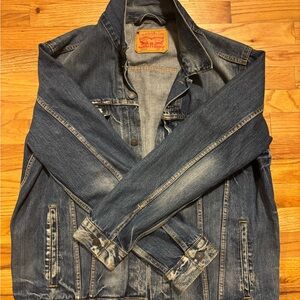 Levi's Men's Dark Blue Denim Jacket